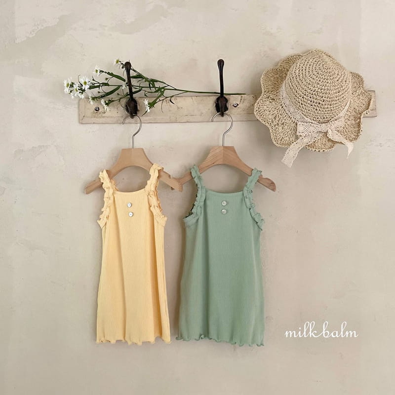 Milk Balm - Korean Children Fashion - #childrensboutique - Angella One-piece