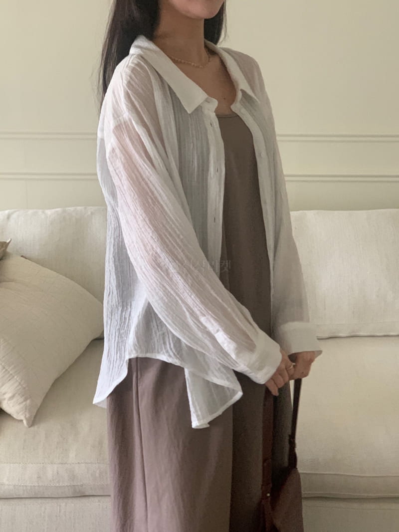 Milui - Korean Women Fashion - #momslook - Through Blouse - 8