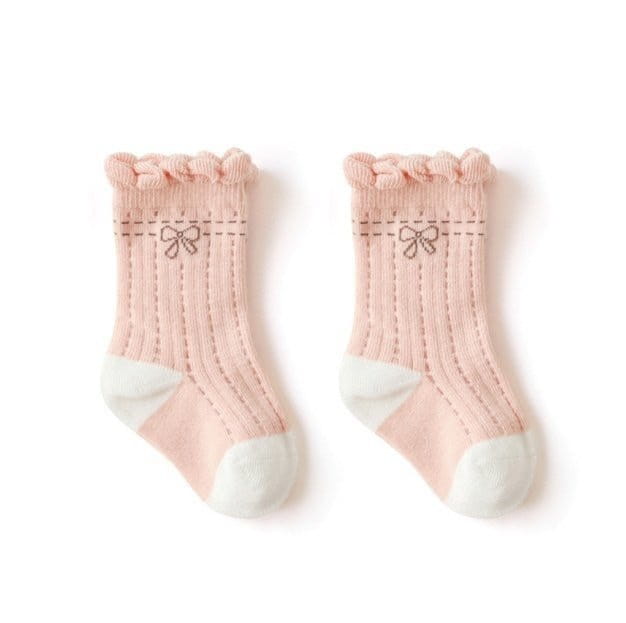 Miso - Korean Baby Fashion - #babygirlfashion - Ribbon Socks - 4