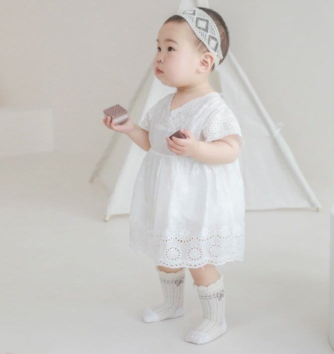 Miso - Korean Baby Fashion - #babyoutfit - Ribbon Socks - 8