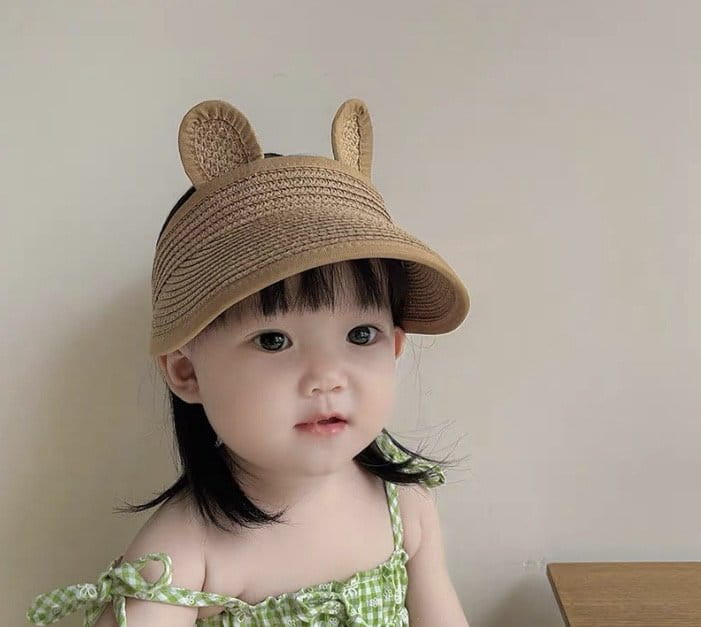 Miso - Korean Children Fashion - #childrensboutique - Rabbit Sun Cap 45~50cm - 6