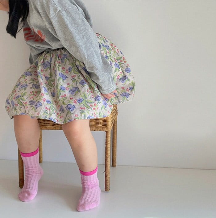 Miso - Korean Children Fashion - #designkidswear - Boha Pink Socks Set - 3