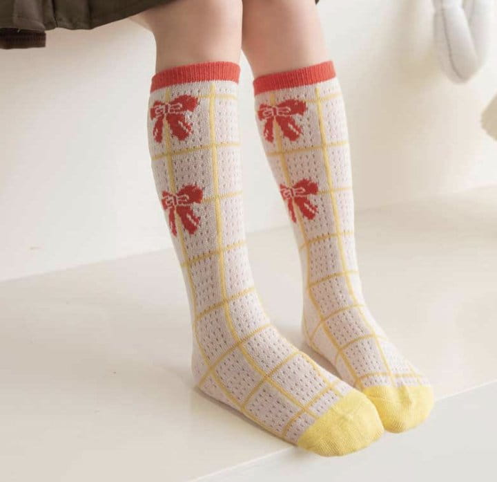 Miso - Korean Children Fashion - #designkidswear - Heart Ribbon Socks - 4