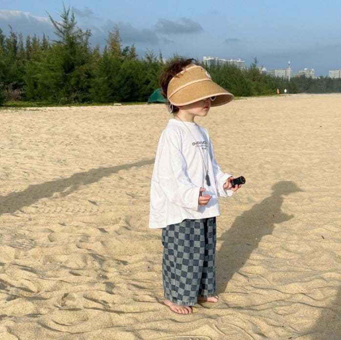 Miso - Korean Children Fashion - #kidzfashiontrend - Bear Straw Sun Cap - 2