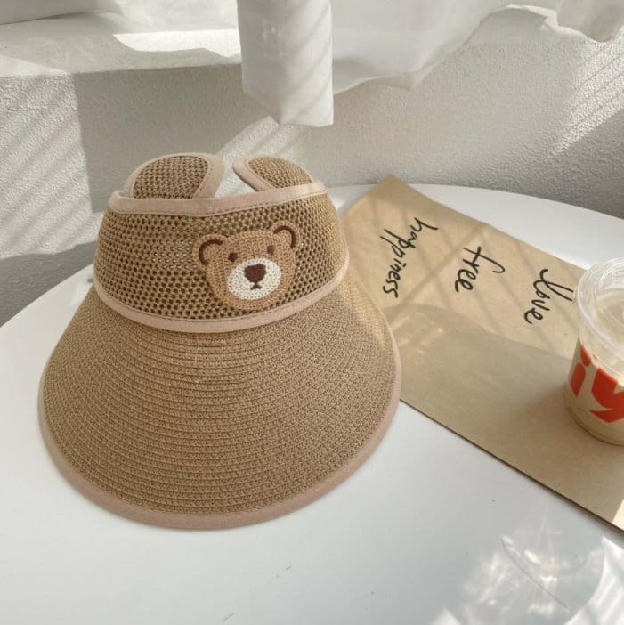 Miso - Korean Children Fashion - #magicofchildhood - Bear Straw Sun Cap - 5