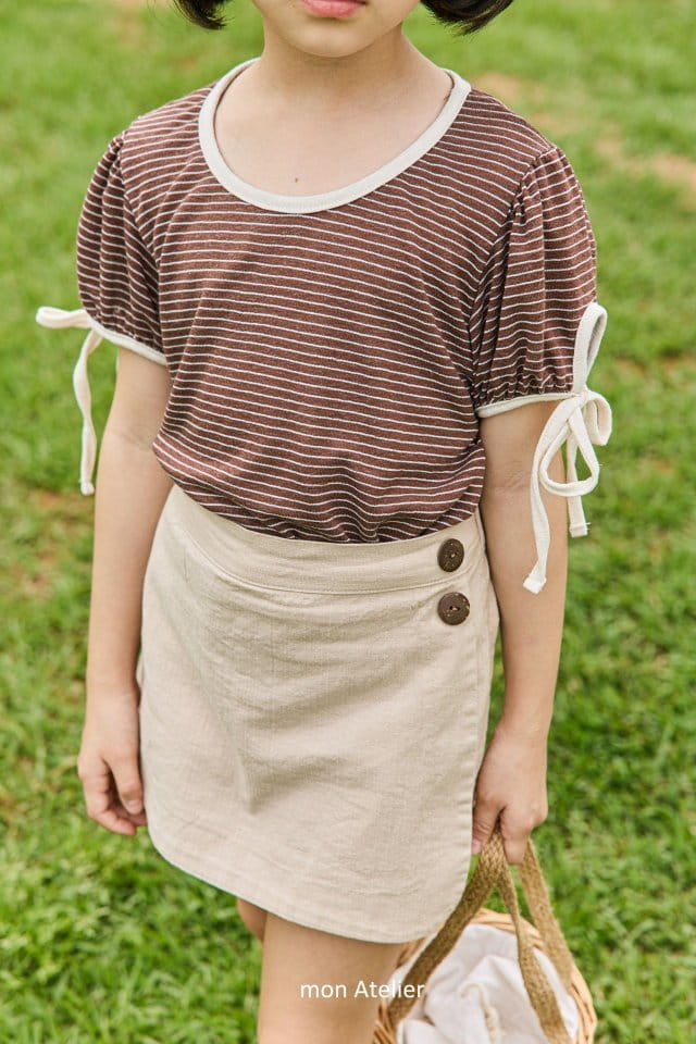 Mon Atelier - Korean Children Fashion - #Kfashion4kids - Elly Ribbon Tee - 5