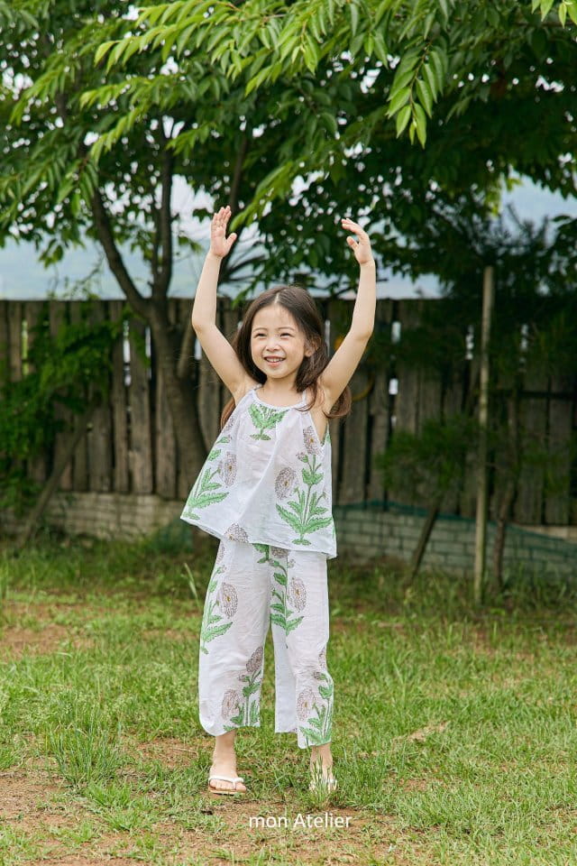 Mon Atelier - Korean Children Fashion - #Kfashion4kids - Aloha Top Bottom Set - 11