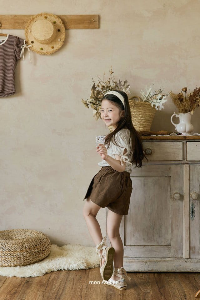 Mon Atelier - Korean Children Fashion - #childofig - Elly Ribbon Tee - 11