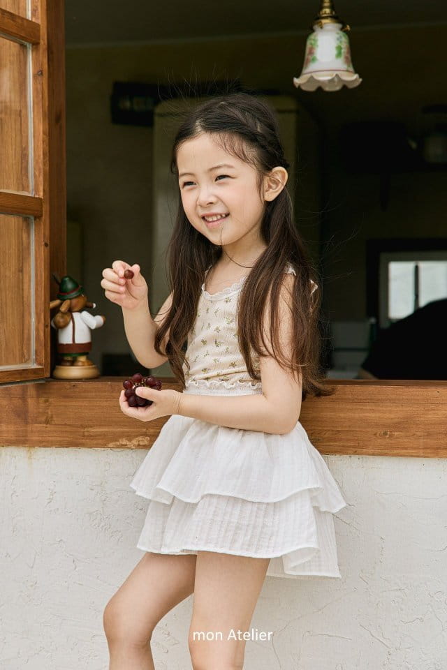 Mon Atelier - Korean Children Fashion - #designkidswear - Juju Lace Sleeveless - 3