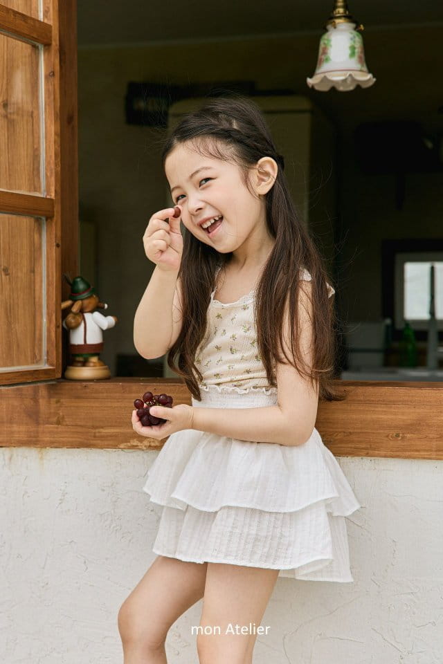 Mon Atelier - Korean Children Fashion - #designkidswear - Juju Lace Sleeveless - 4