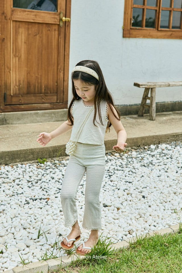 Mon Atelier - Korean Children Fashion - #discoveringself - Embo Top Bottom Set - 7