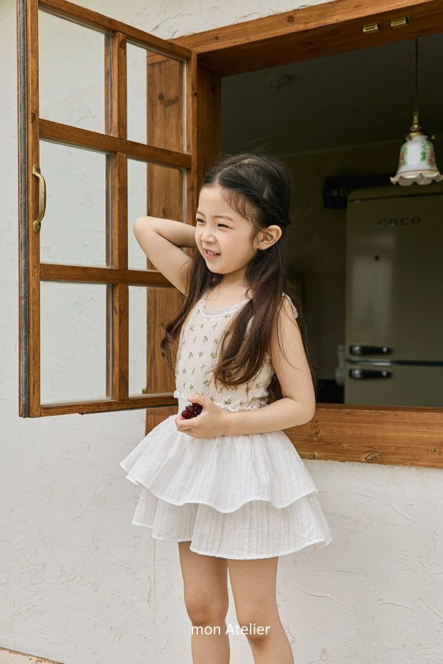 Mon Atelier - Korean Children Fashion - #fashionkids - Juju Lace Sleeveless - 5