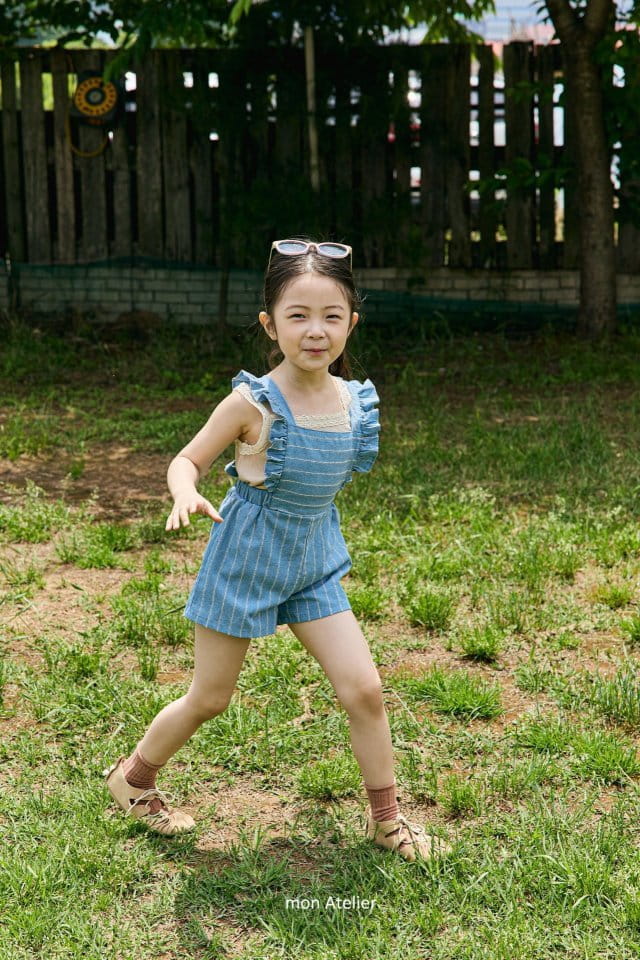 Mon Atelier - Korean Children Fashion - #kidsshorts - Holly Day Jumpsuit - 5