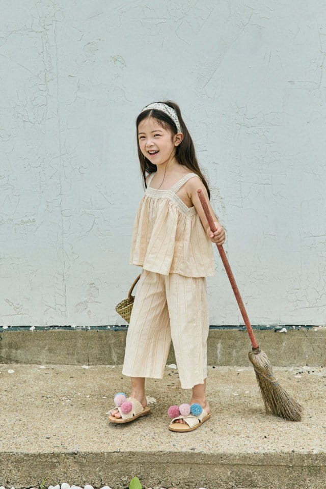 Mon Atelier - Korean Children Fashion - #kidzfashiontrend - Churros Top Bottom Set - 9