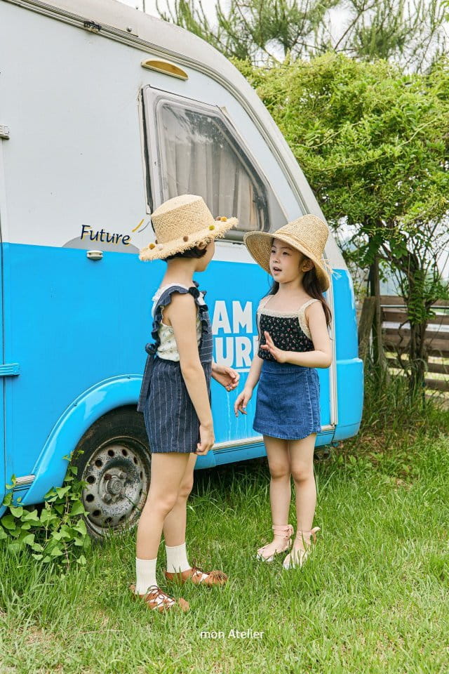 Mon Atelier - Korean Children Fashion - #magicofchildhood - Holly Flower Sleeveless - 9