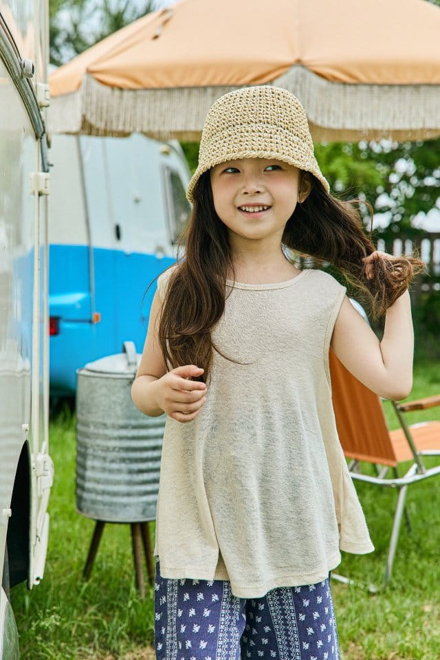 Mon Atelier - Korean Children Fashion - #magicofchildhood - Rattan Bucket Hat - 7