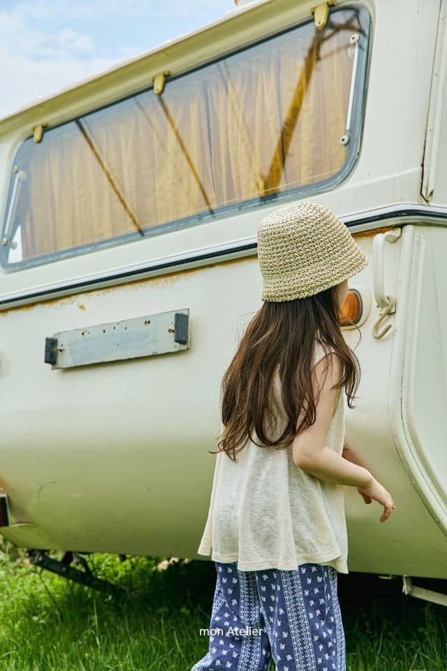 Mon Atelier - Korean Children Fashion - #stylishchildhood - Rattan Bucket Hat - 12