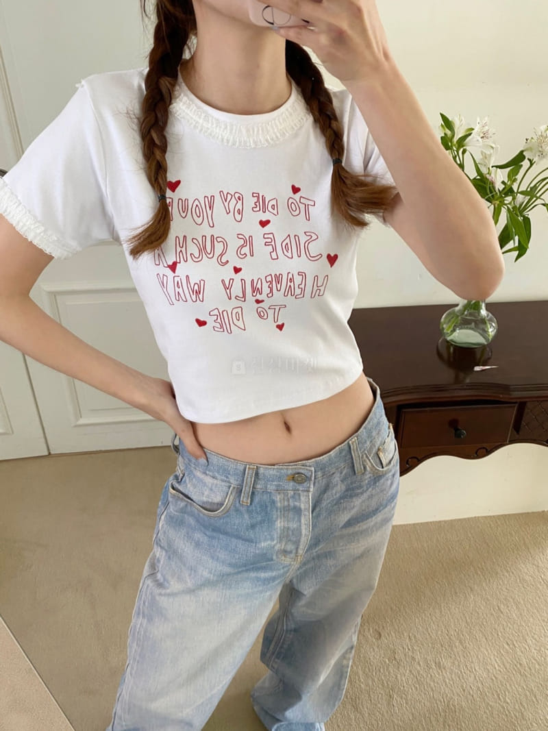 More Than - Korean Women Fashion - #womensfashion - Mimi Lace Tee - 4