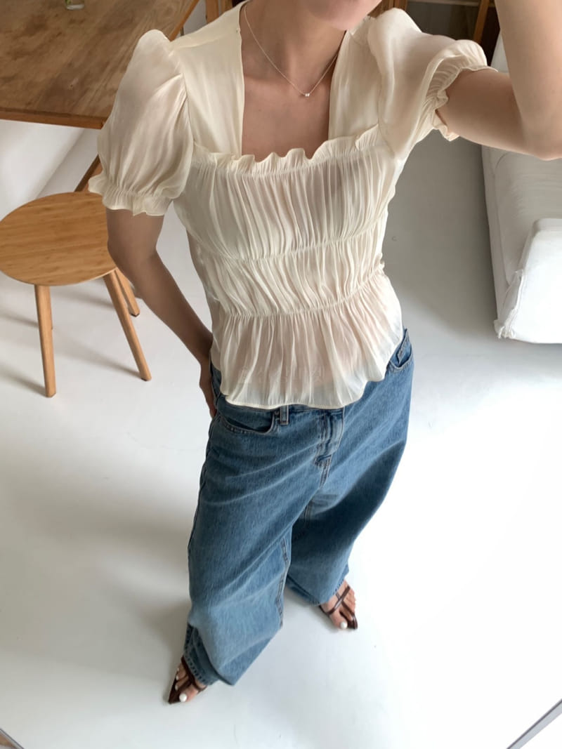 More Than - Korean Women Fashion - #momslook - Mikid Blouse - 4