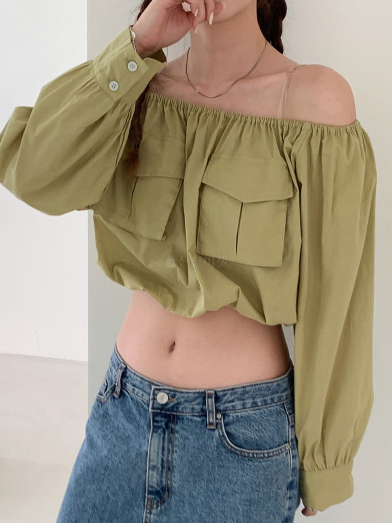 More Than - Korean Women Fashion - #womensfashion - Laise Off Blouse