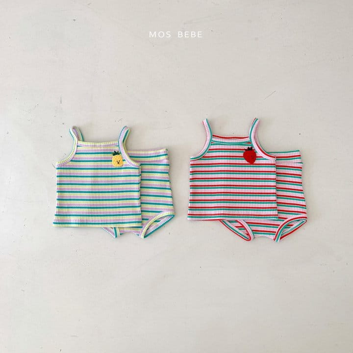 Mos Bebe - Korean Baby Fashion - #babyboutique - Fruit Top Bottom Set