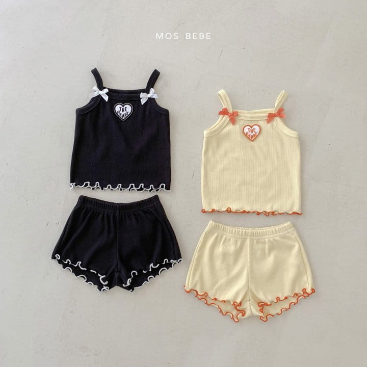 Mos Bebe - Korean Baby Fashion - #babyclothing - Jenny Top Bottom Set