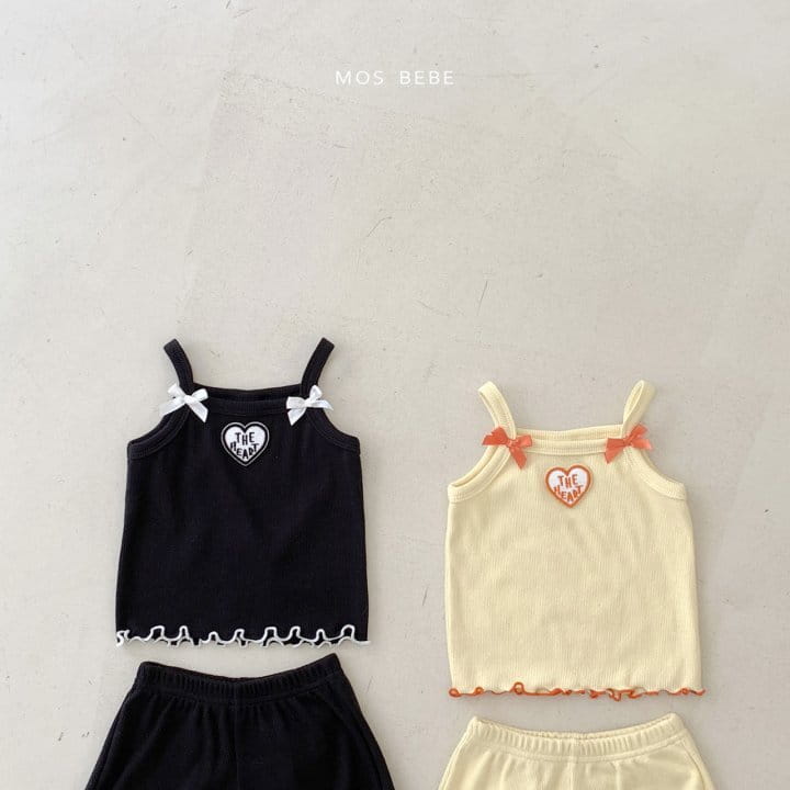 Mos Bebe - Korean Baby Fashion - #babyfever - Jenny Top Bottom Set - 3