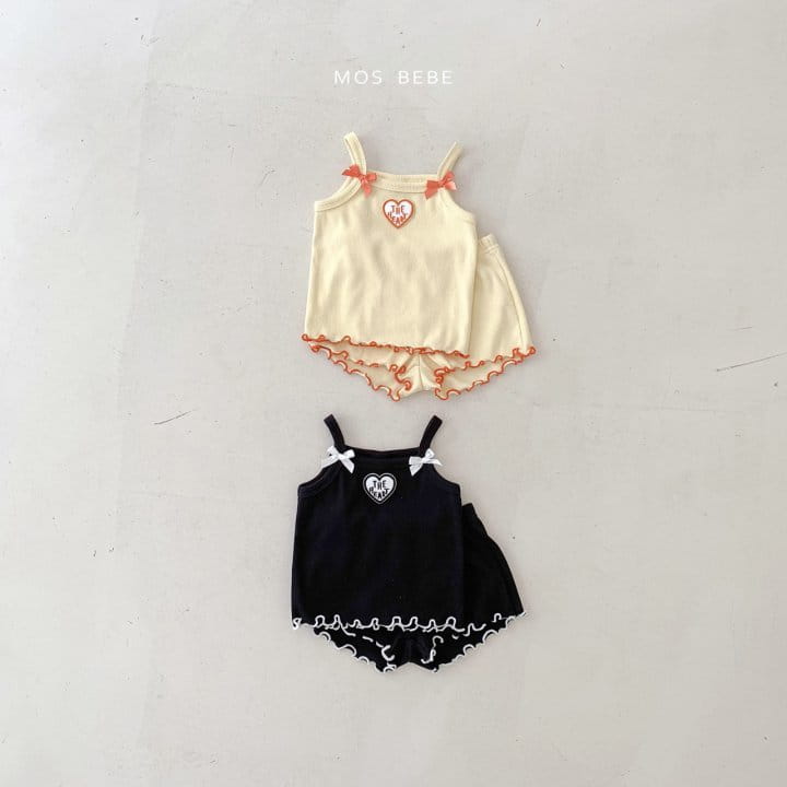 Mos Bebe - Korean Baby Fashion - #babyootd - Jenny Top Bottom Set - 7