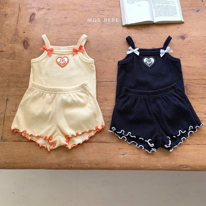 Mos Bebe - Korean Baby Fashion - #onlinebabyshop - Jenny Top Bottom Set - 12