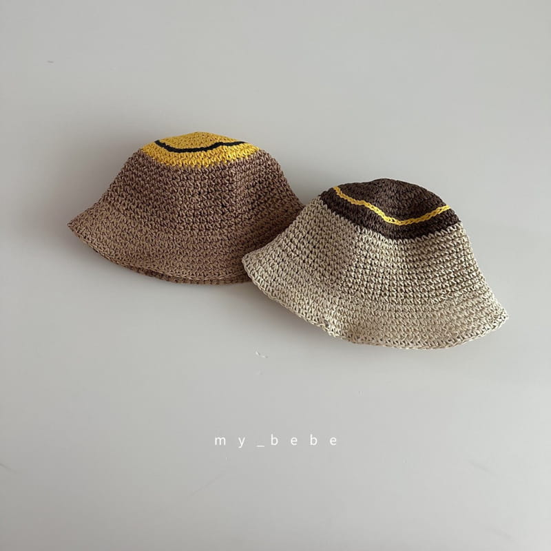 My Bebe - Korean Children Fashion - #childofig - Smile Straw Hat - 6