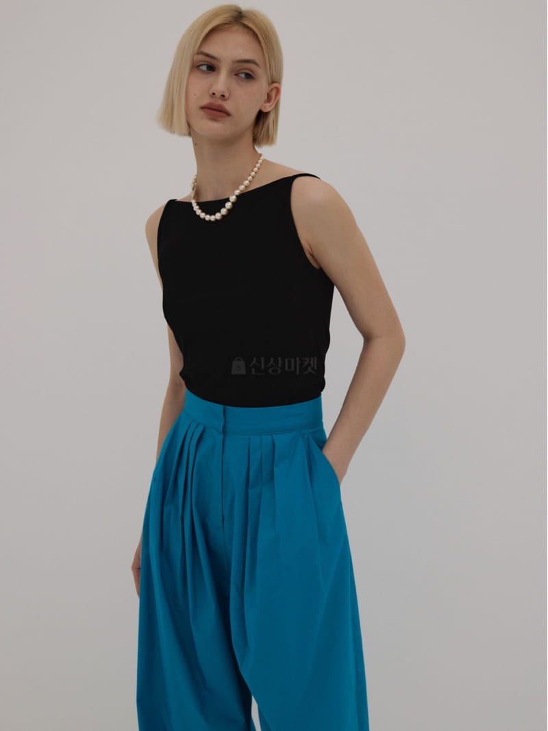 Neroli36 - Korean Women Fashion - #momslook - Mag Rib Sleeveless - 3