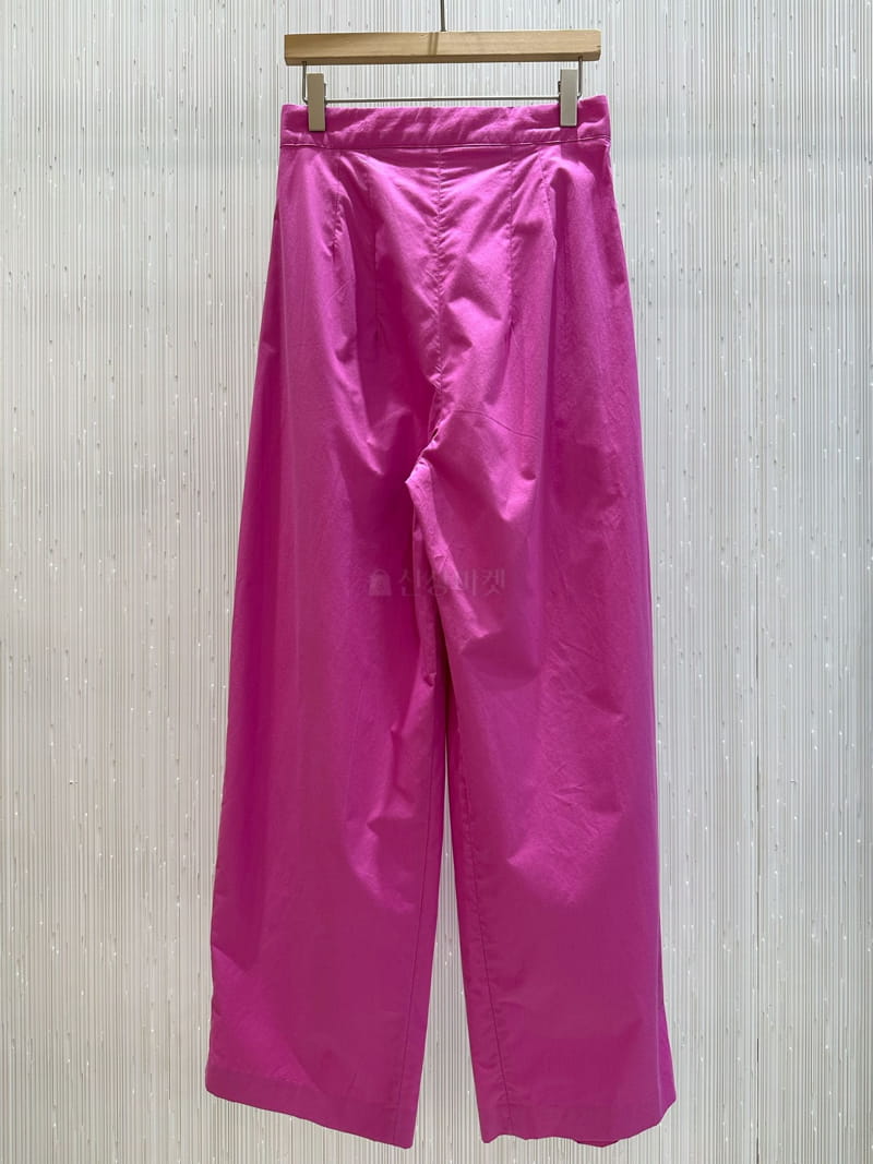 Neroli36 - Korean Women Fashion - #romanticstyle - Color Wrinkle Pants - 10