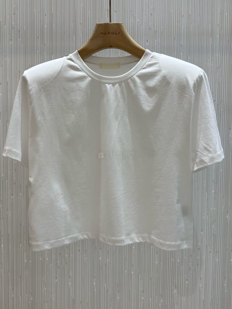 Neroli36 - Korean Women Fashion - #thelittlethings - Silket Crop Tee - 8