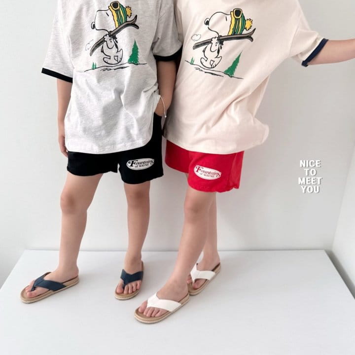 Nice To Meet You - Korean Children Fashion - #childrensboutique - Skii Snoo Tee - 7