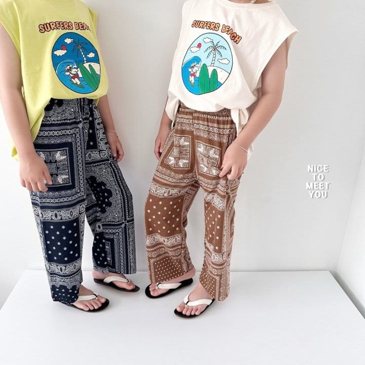 Nice To Meet You - Korean Children Fashion - #discoveringself - Surfer Sleeveless - 8