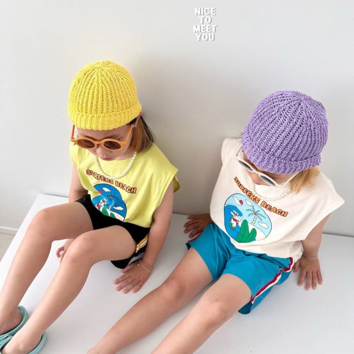 Nice To Meet You - Korean Children Fashion - #fashionkids - Surfer Sleeveless - 9