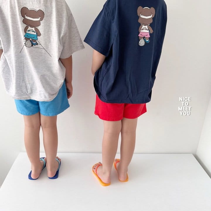 Nice To Meet You - Korean Children Fashion - #discoveringself - Running Bear Tee - 4