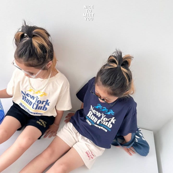 Nice To Meet You - Korean Children Fashion - #magicofchildhood - Run Tee - 8