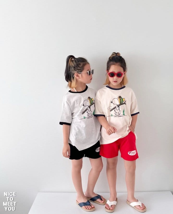 Nice To Meet You - Korean Children Fashion - #minifashionista - Skii Snoo Tee - 4