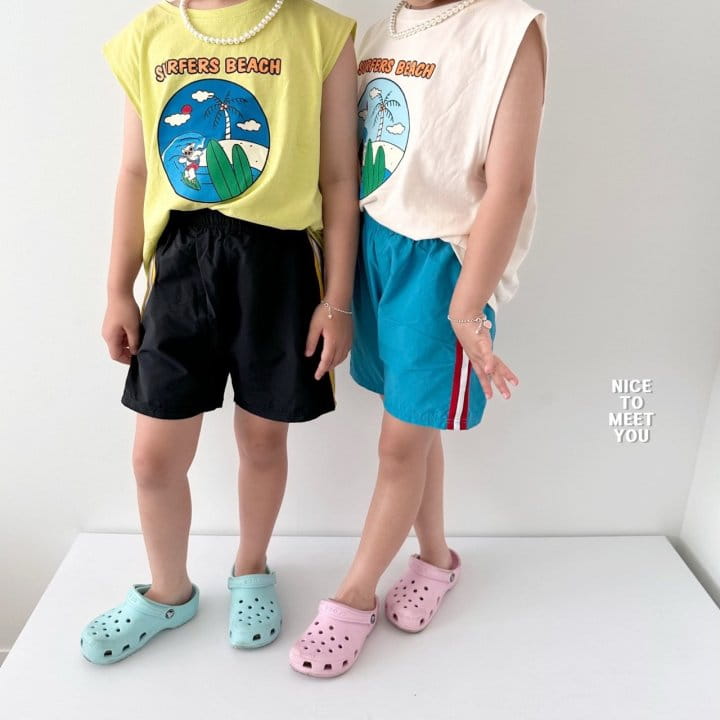 Nice To Meet You - Korean Children Fashion - #prettylittlegirls - Surfer Sleeveless - 3