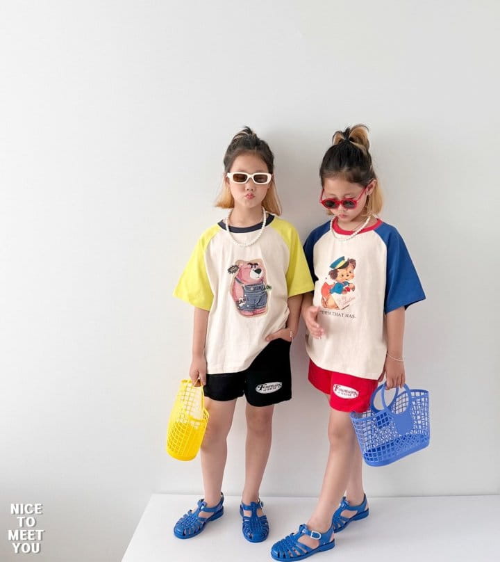 Nice To Meet You - Korean Children Fashion - #prettylittlegirls - Bera Tee