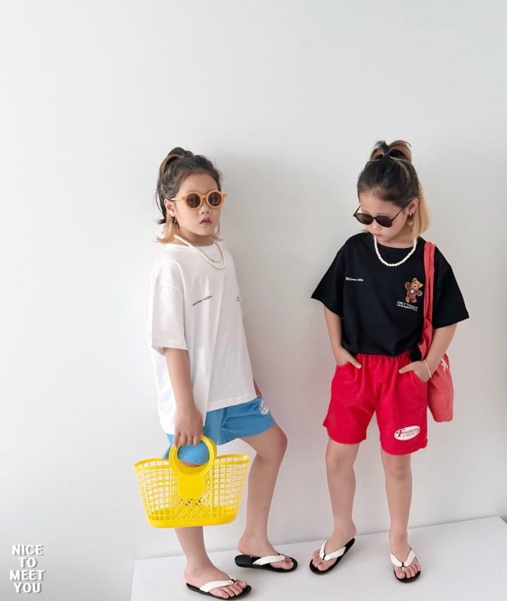 Nice To Meet You - Korean Children Fashion - #prettylittlegirls - Daily Bear Tee - 11