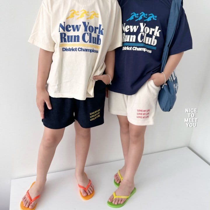 Nice To Meet You - Korean Children Fashion - #toddlerclothing - Run Tee - 12