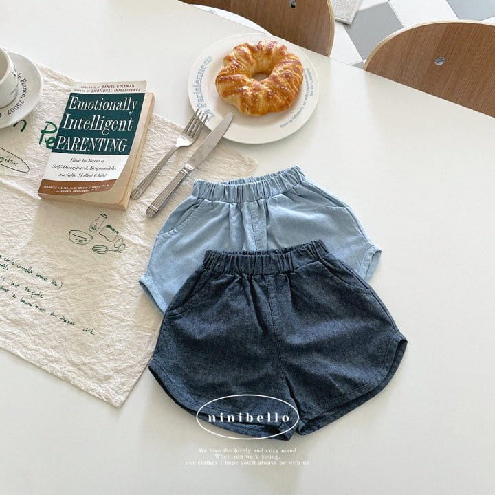 Ninibello - Korean Children Fashion - #kidsshorts - Circle Jeans Shorts - 3