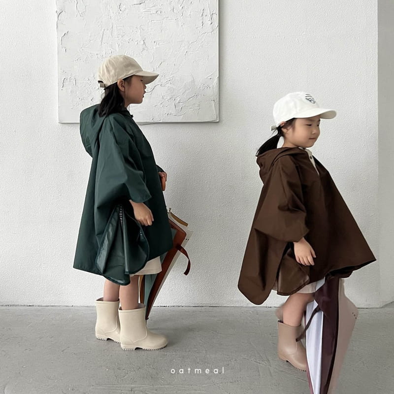 Oatmeal - Korean Children Fashion - #designkidswear - Smile Rain Coat - 4