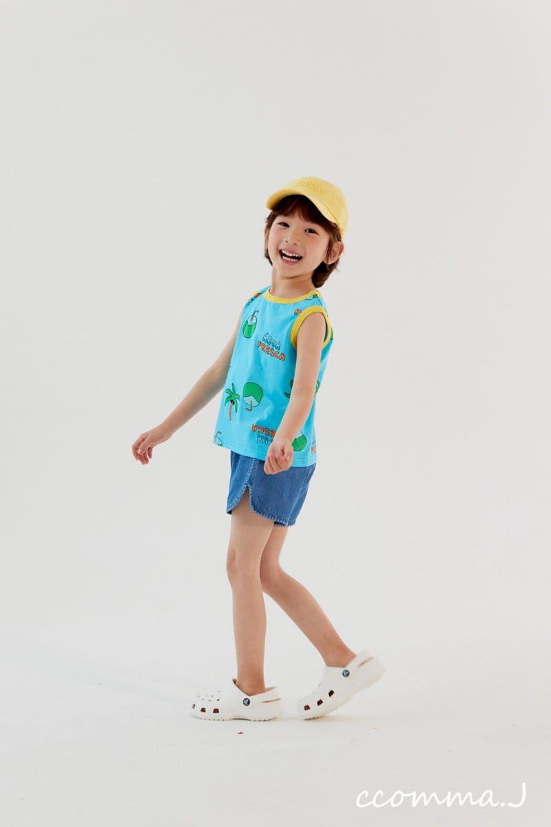 Oda - Korean Children Fashion - #fashionkids - Piping Denim Shorts - 9