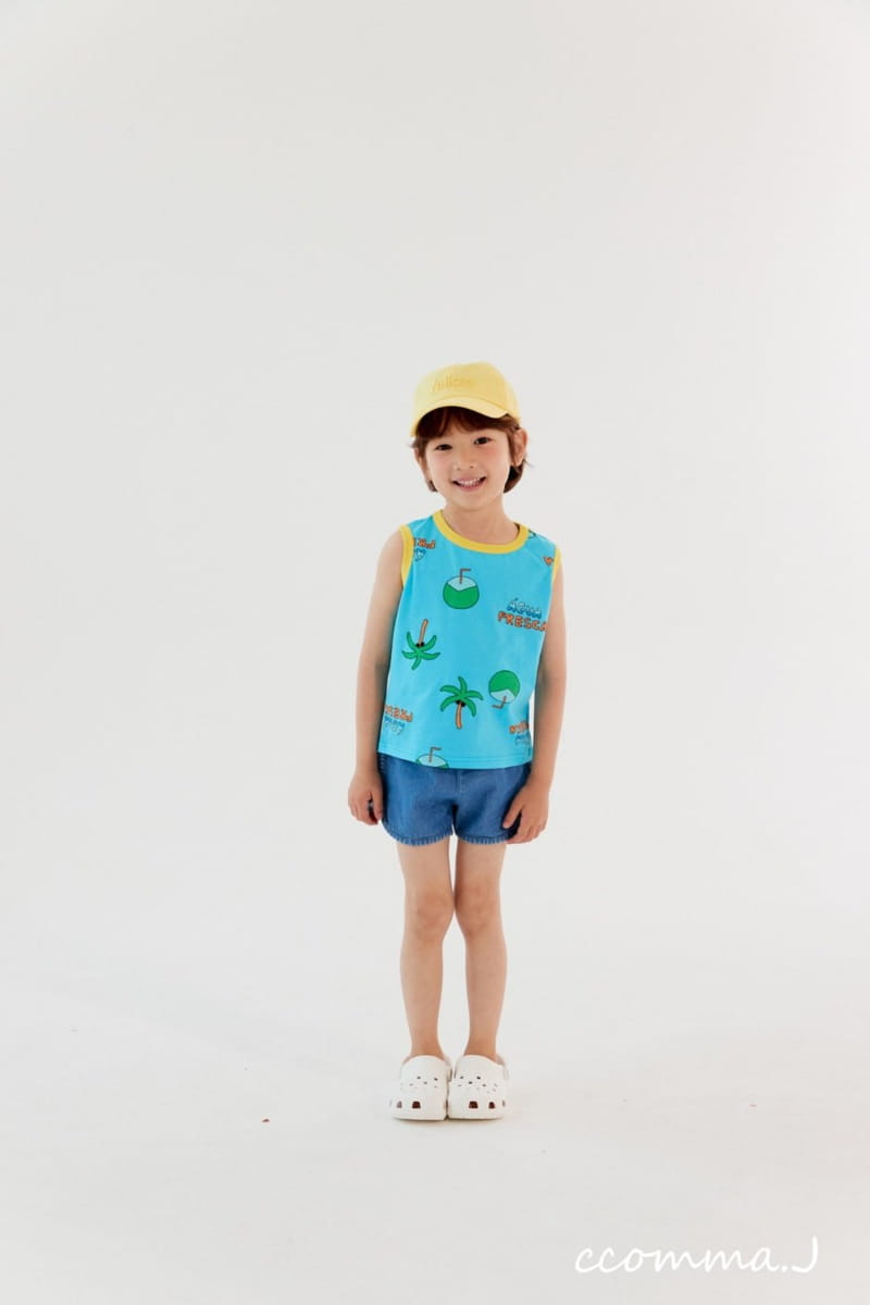 Oda - Korean Children Fashion - #kidsshorts - Piping Denim Shorts - 10