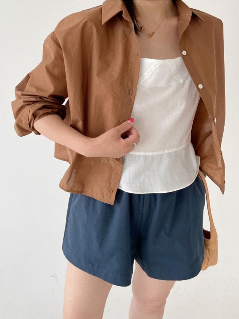 Oli Seoul - Korean Women Fashion - #momslook - Brown Eddie Shirt - 10