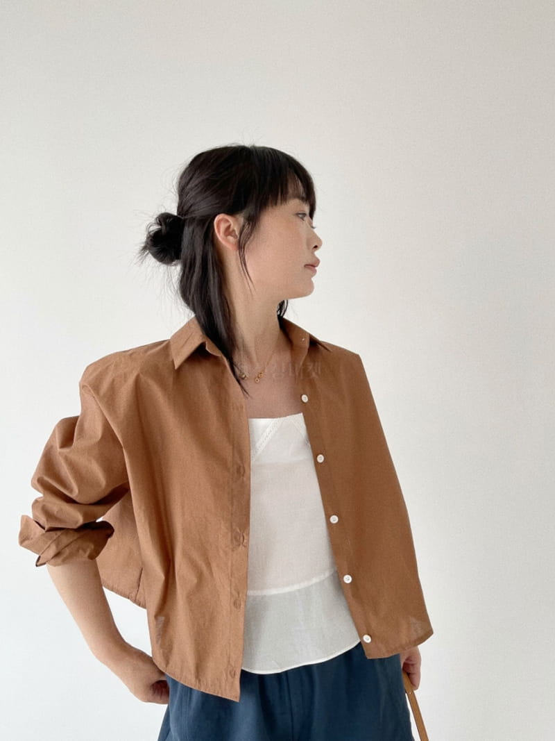 Oli Seoul - Korean Women Fashion - #momslook - Brown Eddie Shirt - 12