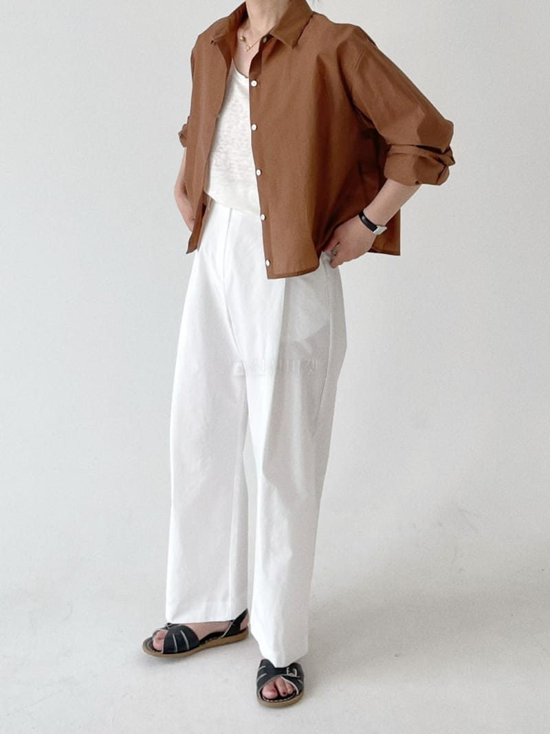 Oli Seoul - Korean Women Fashion - #momslook - Brown Eddie Shirt - 8